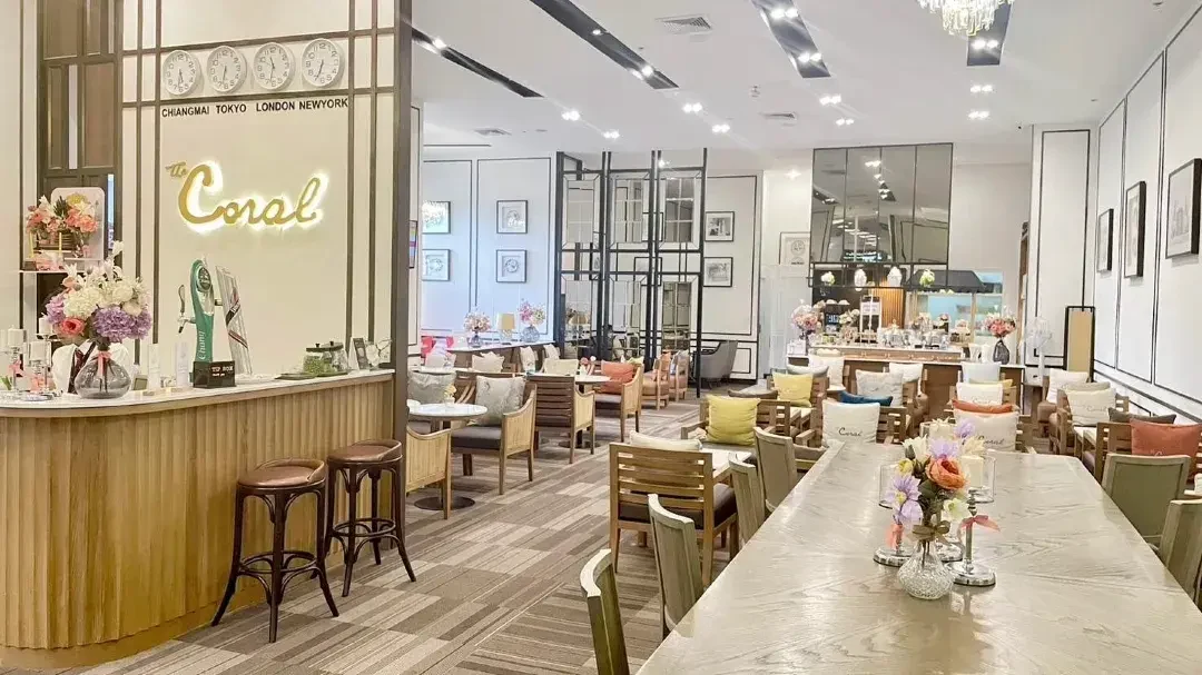 Coral Lounge — relax before departure