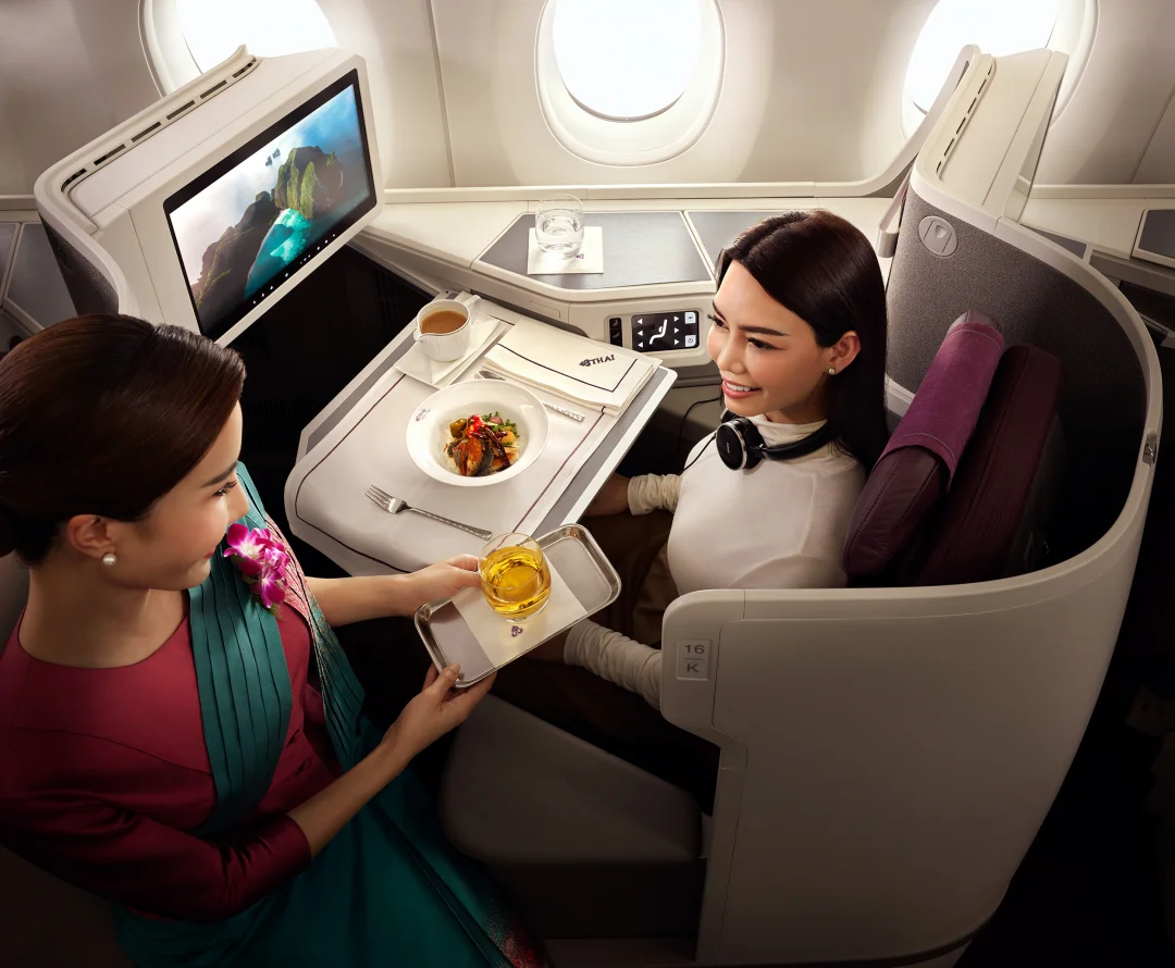 Thai Airways — fine dining at altitude