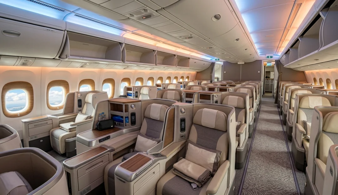 Business Class cabin interior