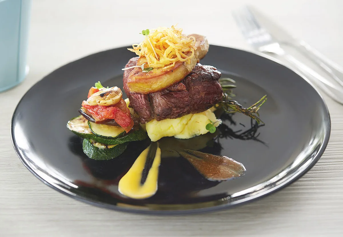 The Sky Gallery — a plated main course